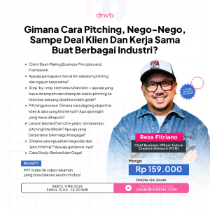 Gimana Cara Pitching, Nego-Nego, Sampe Deal Klien Dan Kerja Sama Buat Berbagai Industri? (Live)
